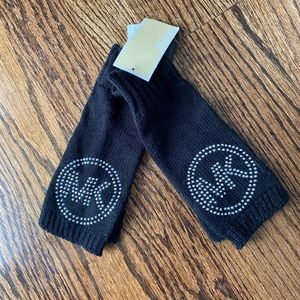 Michael Kors Woven Fingerless Gloves